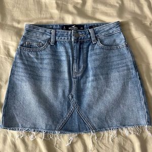 HOLLISTER denim mini skirt